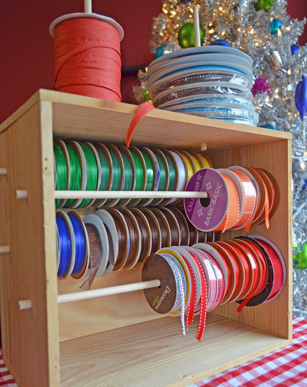 DIY : Reclaimed Ribbon Organizer | Home Style Austin